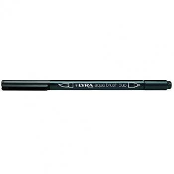 ROTULADOR LYRA AQUA BRUSH DOBLE PUNTA PACK 5 UNIDADES