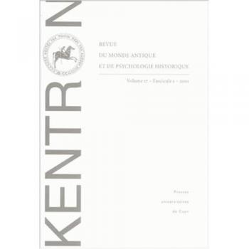 Revue Kentron Volume 17 Fascicule 1 Année 2001