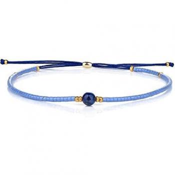 Kelitch Crystal Gems Mix Beaded Friendship Bracelets Charm Adjustable Bracelet