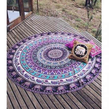 Tapis de plage léger à séchage rapide 150cm