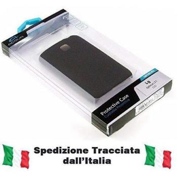 Cover Trasparente in Silicone TPU ACQUA per Apple iPhone 5C, colore nero fumo