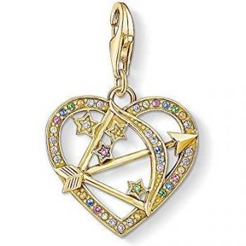 Thomas Sabo Charm-Anhänger Herz Amors Pfeil 1821-996-7