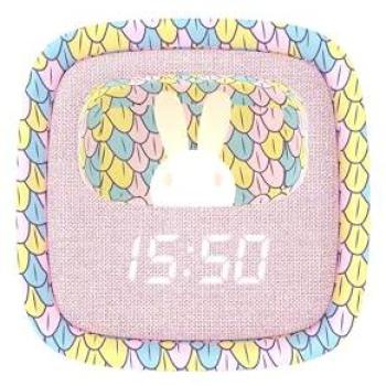 Réveil Enfant Billy Clock Motif Lapin