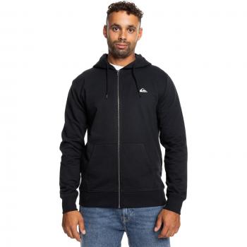 Felpa Con Zip Quiksilver Basic Nera 2XL