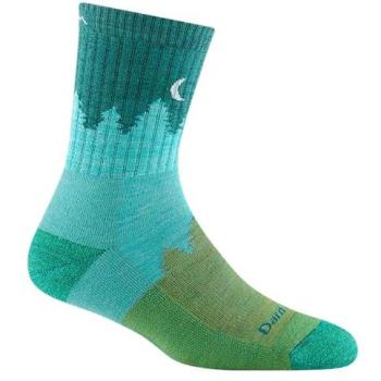 Women’s Green Midweight Merino Hiking Sock (Size M)