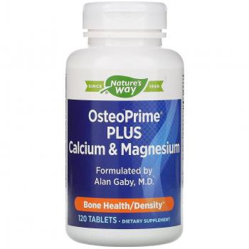 Nature's Way Suplemento OsteoPrime Plus con Calcio y Magnesio