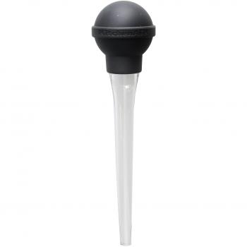 Black Heat-Resistant KitchenAid Basting Syringe with Silicone Bulb