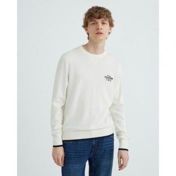 T-Shirt Hombre Tommy Hilfiger Algodón con Cuello Circular