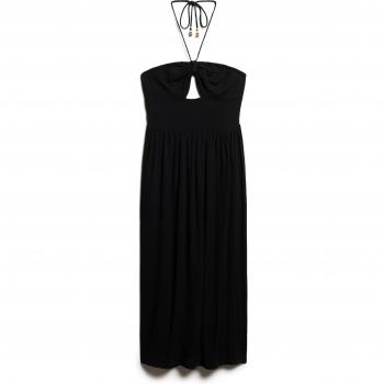 Superdry Abito Midi Senza Maniche Cut Out Nero S