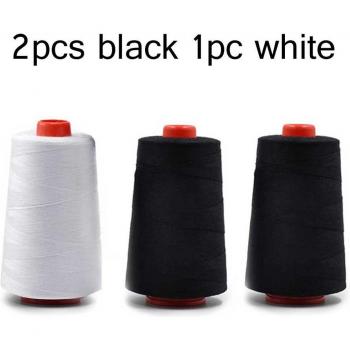 INNE 3000 Yards Polyester Sewing Thread 40S/2 White
