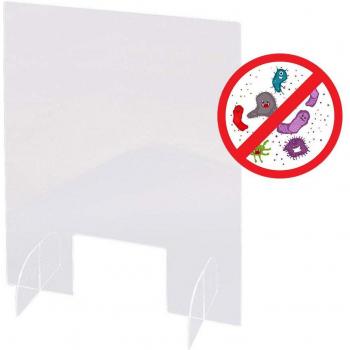 Barra de seguridad respiratoria, ideal para establecimientos de alimentación, dimensión 400x420 mm
