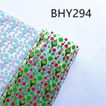A4 UV Clear Print PVC Fabric Christmas Character for DIY BHY915