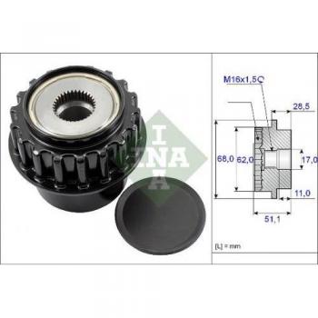 Rueda libre de generador INA 535 0175 10