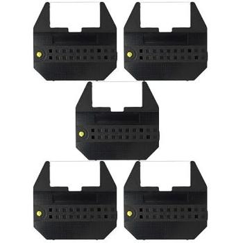 Five-Unit Black Ink Ribbon Set for Olivetti 82025/82575 Printers