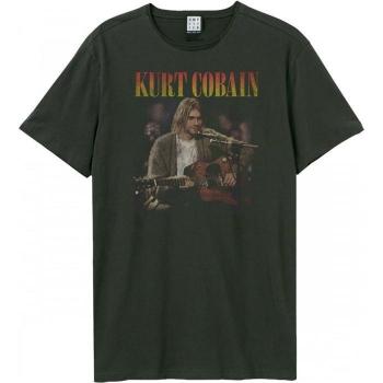 Kurt Cobain Unplugged T-Shirt für Erwachsene 3XL in Kohlefarbe