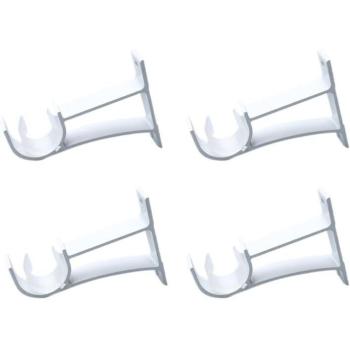 Set de 4 Soportes para Varillas de Cortina