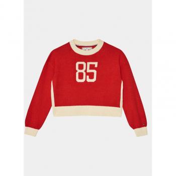 Tommy Hilfiger Varsity Sweater Rot