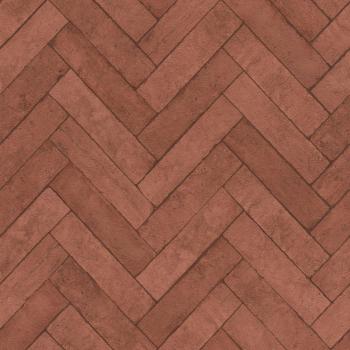Classic Brick Herringbone Wall Cover