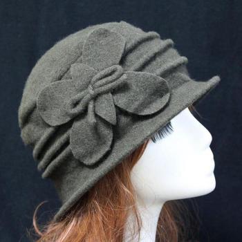 Fedoras de Printemps-Été 100% Laine, 8 Tons de Papillon