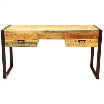 Vintage Schreibtisch 160x76x70 aus Mangoholz