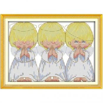 Pray Little Angels DIY Needlework Kit