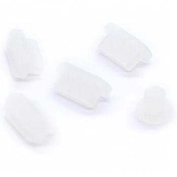 5-Pack Soft Silicone Dust Plugs for MacBook Pro A1989 A1990