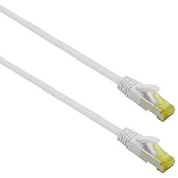 Cavo di rete bianco 0,5 m – Helos 263813 Cat 6a S/FTP
