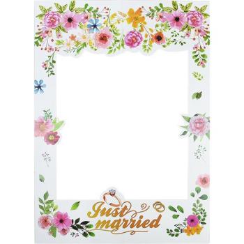 Just Married Photo Booth Decoration
