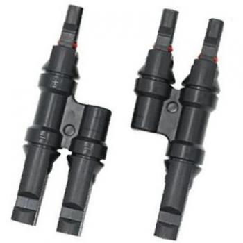 Conector Doble Mc4 Ip67 1000v Con-mc4t01