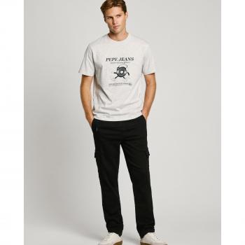 Pepe Jeans Pantalón Cargo Teñido en Prenda