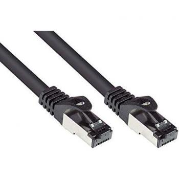 Alcasa Cat6a S/FTP Netzwerkkabel 5 m Schwarz
