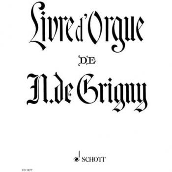 Partitions classique SCHOTT GRIGNY NICOLAS DE