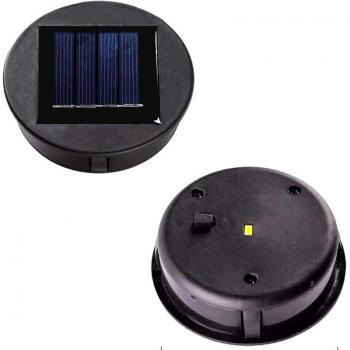 Lanterne bricolage solaire 2 pièces – couvercle lumineux