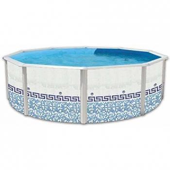 Piscine familiale en acier MOSAIKO 350 x 120 cm