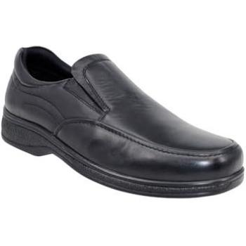 Pegasus Men's Black Wide Fit Slipper