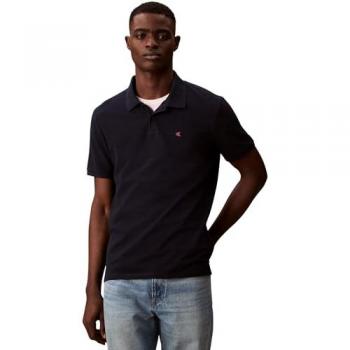 Polo homme Calvin Klein en piqué marine