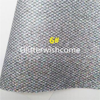 A4 Size Glitter Leather Sheets with Leopard Zebra Dots