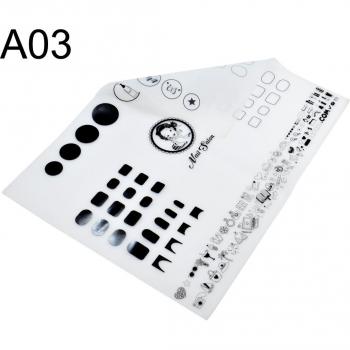 Mini tapis pliable pour art des ongles