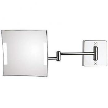 Specchio Ingranditore Quadrolo LED C60/2KK3 2 Braccia