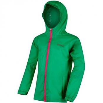 Regatta Junior Pack It III Jacke – wasserdicht, atmungsaktiv, Grün Island
