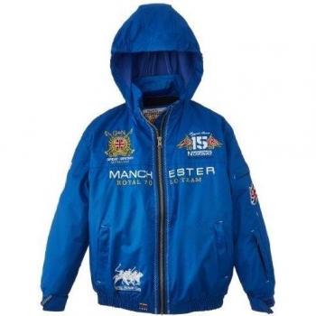 Sudadera de manga larga Geographical Norway Coventry Boy 004 para niña, Blau Royal, 6 años