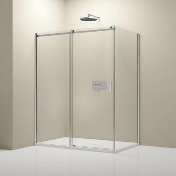 Douche d'angle avec porte coulissante Bernstein