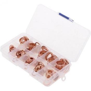 200pcs Copper Oil Seal Washer Set