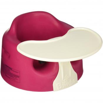 Bumbo Magenta Floor Cushion & Tray Combo