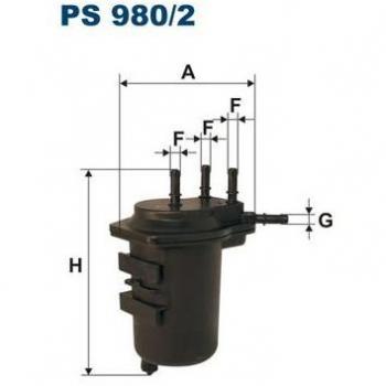 FILTRON Filtro Carburante RENAULT,NISSAN,SUZUKI PS 980/2