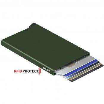 Tarjetero Secrid Verde con Protección RFID