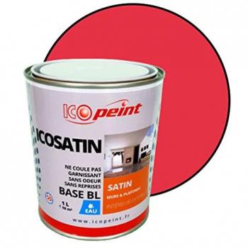Peinture Satinée Lessivable à l'Eau 1L