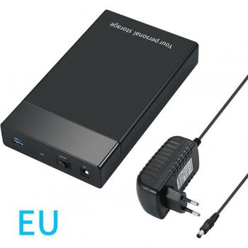 VKTECH 3.5 inch SATA III External Hard Drive Case
