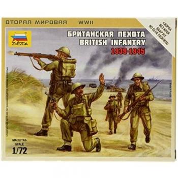 ZVEZDA 6166 britische Infanterie 1:72 WWII