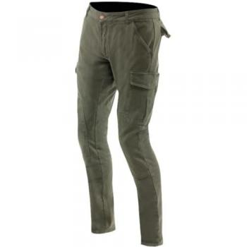 Pantalones Moto Dainese Verde Army Slim 36